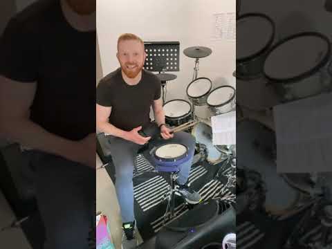How To Play Fast Double Stroke Roll! One Minute Drum Lesson 🥁
