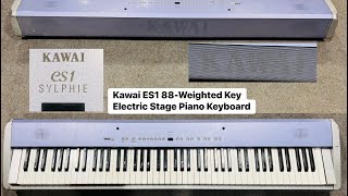 Video thumbnail for Kawai ES1 88-Weighted Key Electric Stage Piano Keyboard ( Wilsons music instruments 03371476660 by Wilsons Musical Instruments