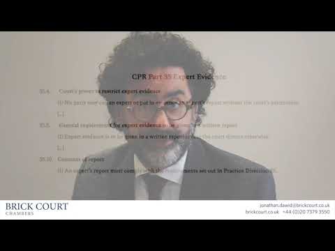 Permission for expert evidence under CPR Part 35