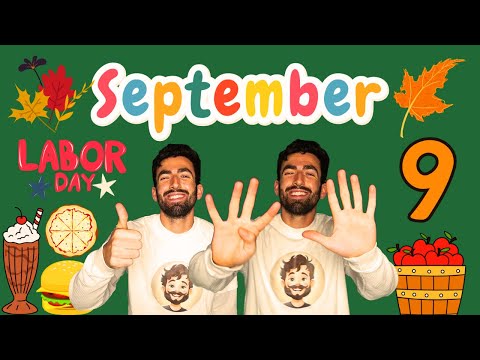 Dancing in September! Calendar Song For Kids! Mr. Mike! Brain Break Dance