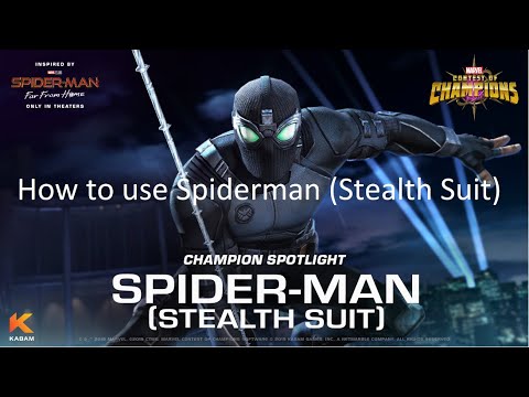 How to use Spiderman (Stealth Suit) - Marvel Contest of Champions (MCOC)