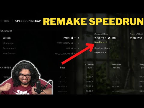 WORLD'S FIRST TLOU PART 1 UNRESTRICTED NG+ SPEEDRUN