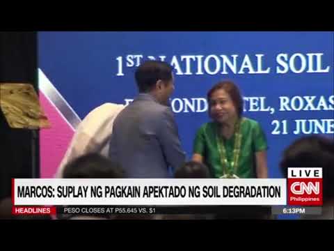 Marcos: Suplay ng pagkain apektado ng soil degradation