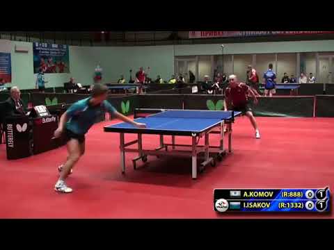 1.ISAKOV - KOMOV RUSSIAN Team Championship #tabletennis #настольныйтеннис