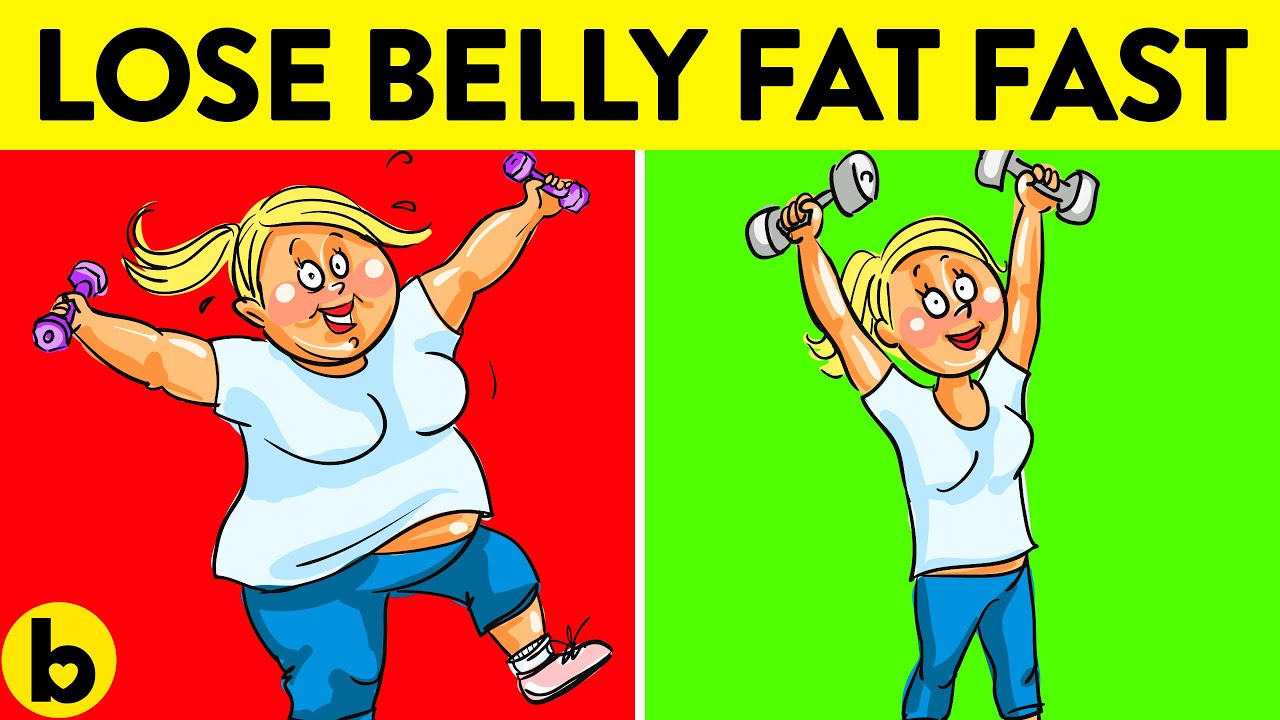 10 Steps To Lose Belly Fat Fast