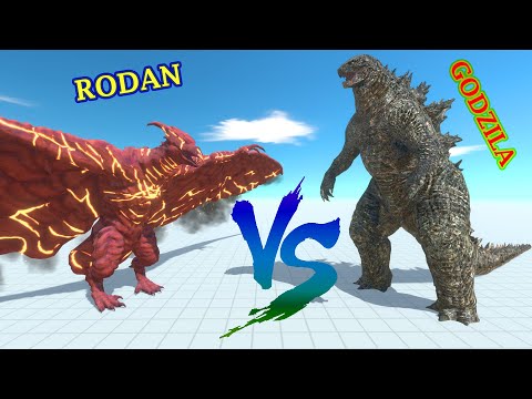 GODZILLA VS RODAN - Animal Revolt Battle Simulator