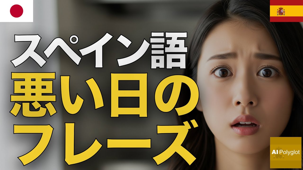 スペイン語悪い日のフレーズ | 聞き流し | Spanish | 実用例文付き episode artwork