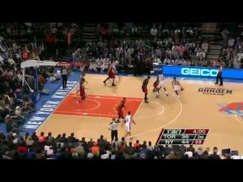 Jeremy Lin to Amar'e Dunk - Knicks vs. Raptors || 3.20.12