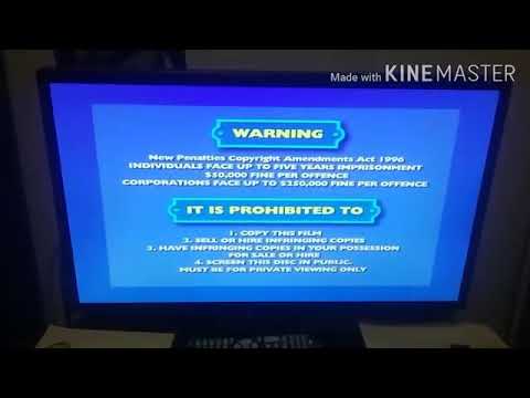 Opening To Thomas And The Magic Railroad 2004 DVD (2009 Reprint)