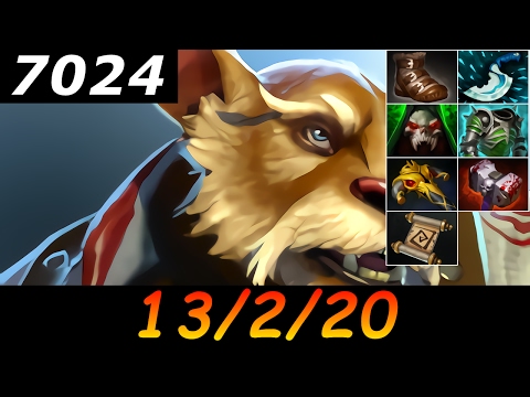 Dota 2 Brewmaster 7024 MMR 13/2/20 (Kills/Deaths/Assists) Ranked Full Gameplay