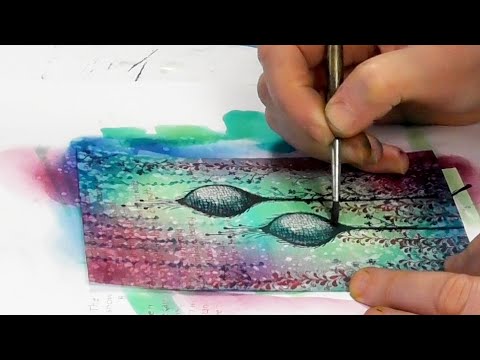 Fairy Thistles by Tracey Dutton - A Lavinia Stamps Tutorial