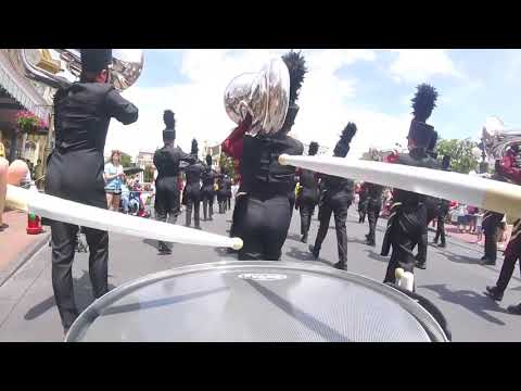 Dunlap High School Marching Eagles Disney Parade 2019 | Snare Cam - Nick Cuizon