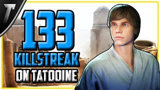 Star Wars Battlefront 2 Farmboy Luke Skywalker 133 Killstreak (Tatooine)