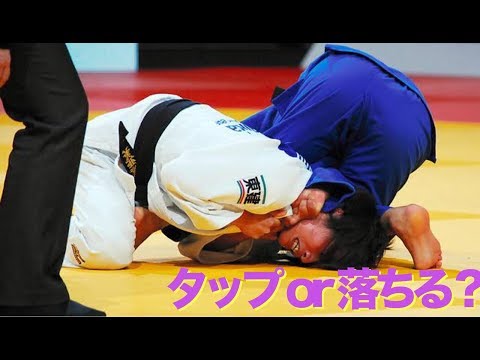 【柔道】女子柔道・寝技から絞め技へ！恐怖のコンボ発動・・【凄技】women’s judo choke out
