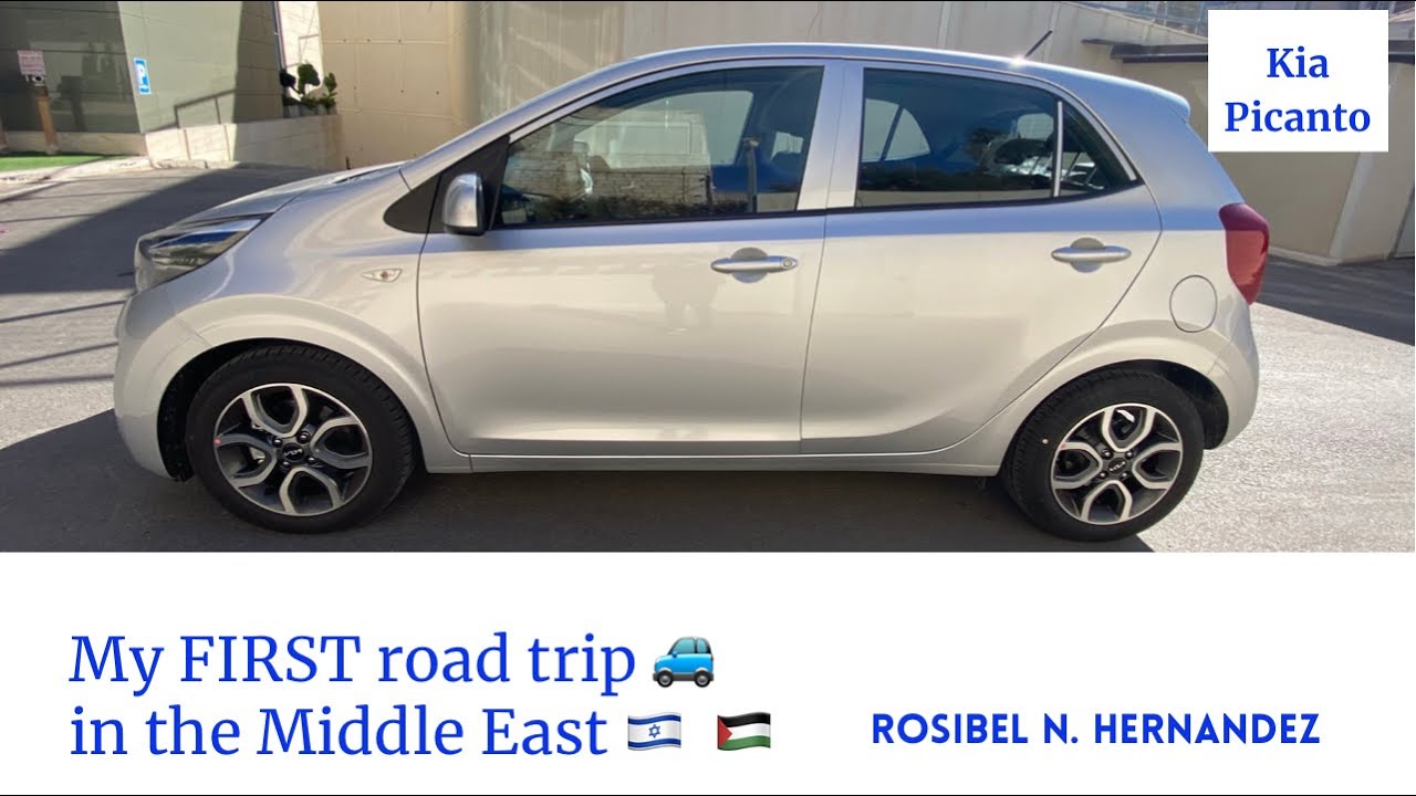 My FIRST road trip 🚙 in the Middle East 🇮🇱  🇵🇸 in a KIA Picanto!