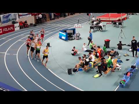 Bieg na 2000m mężczyzn Toruń HMP 10.02.2018
