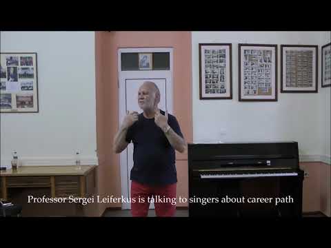 Sergei Leiferkus is talking about a career path for singers