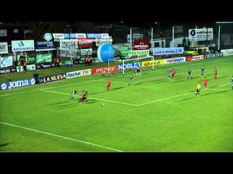 Pisano tuvo el empate. Sarmiento-Independiente.Fecha 30.Torneo Primera B Nacional.Fútbol Para Todos