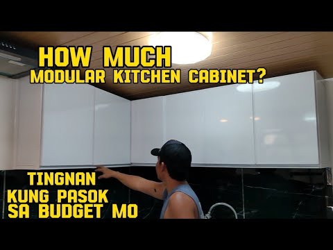 HOW MUCH MODULAR ALUMINUM KITCHEN CABINET?|MAGKANO ANG MODULAR ALUMINUM KITCHEN CABINET|Brod Rico