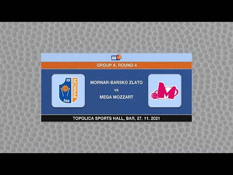 U19 ABA League Ch. 2021/22, Round 4 match: Mornar-Barsko zlato - Mega Mozzart (27.11.2021)