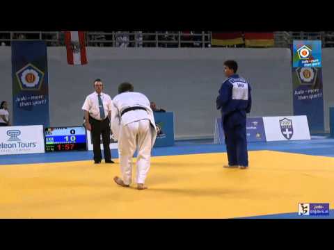 Judo 2014 European Championships Cadets: Casse (BEL) - Krivchach (UKR) [-81kg] QF