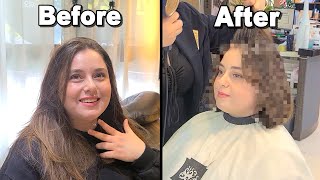 Turkish wife getting her hair cut for the first time in Korea 😂 🇹🇷🇰🇷