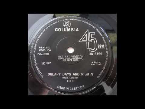 Lulu – Dreary Days And Nights   __ UK 60’s pop