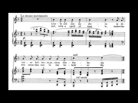 Recondita armonia (Tosca - G. Puccini) Score Animation