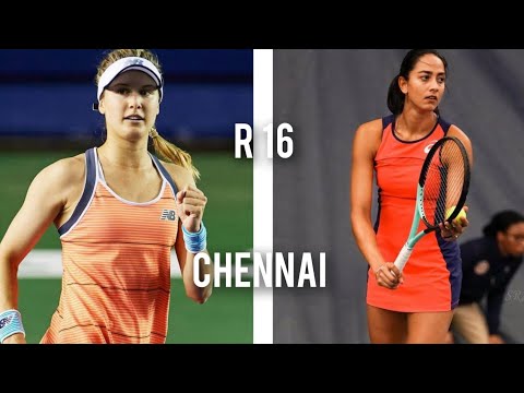 Eugenie Bouchard ( Canada ) VS Karman Kaur Thandi ( India ) | WTA 250 CHENNAI 2022| Round of 16