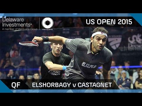 Squash: Delaware Investments US Open 2015 - QF Highlights - Elshorbagy v Castagnet