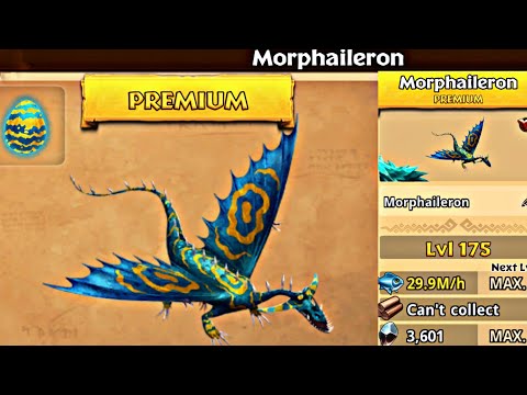 MORPHAILERON Max Level 175 Titan Mode - New Premium Changewing - Dragons: Rise of Berk