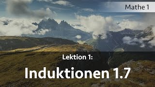 Mathe 1 | Lektion 1 - Induktionen 1.7