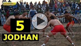 Jodhan (Ludhiana) Kabaddi Tournament 1 Mar 2014 Part 1 By Kabaddi365.com