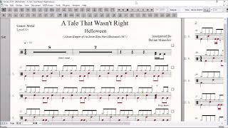 Download lagu Drum Score World (Sample) - Helloween - A Tale That Wasn't Right mp3