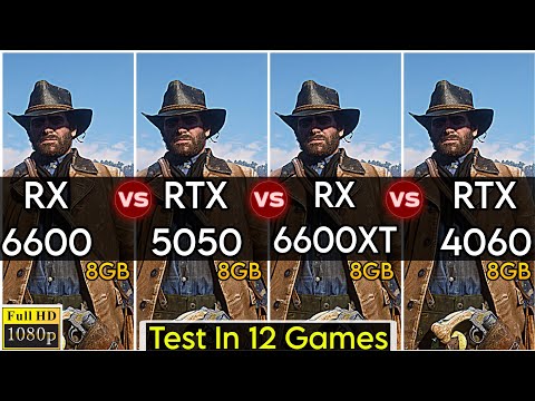 RX 6600 vs RTX 5050 vs RX 6600 XT vs RTX 4060 - Test In 12 Games - Shocking Result's