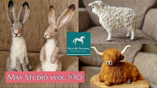 Trying out my new carder & did I get into Holmfirth art week? | A month in a needle felting business