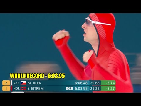 Sander Eitrem Win Gold in Speed skating Men's 5000m Winter Olympics 2026 Highlights OR 6:03.95