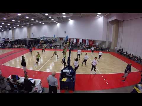 USAV 13U 352 Elite vs Carolina Eagles - 1st Set - 1 of 2 - GOPR1180