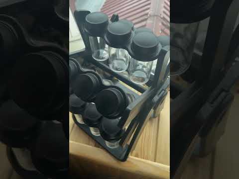 Набор для специй на подставке с вращением Spice Carousel на 18 баночек вращающаяся карусель стеклянные емкости - фото 1 - id-p2449171354