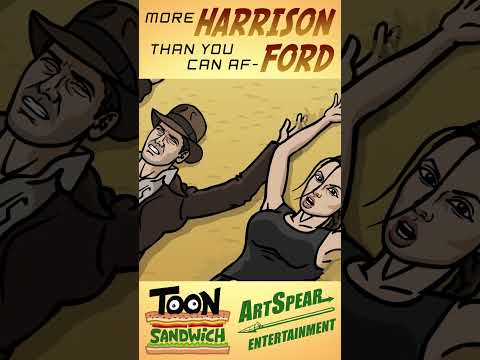 Indiana Jones and the Harrison Fords - TOON SANDWICH #shorts #indianajones #harrisonford