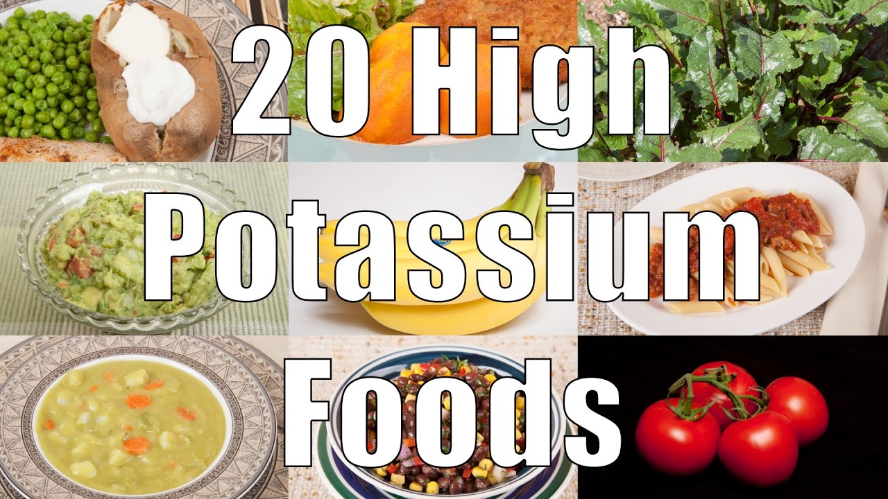 20 High Potassium Foods (700 Calorie Meals) DiTuro Productions