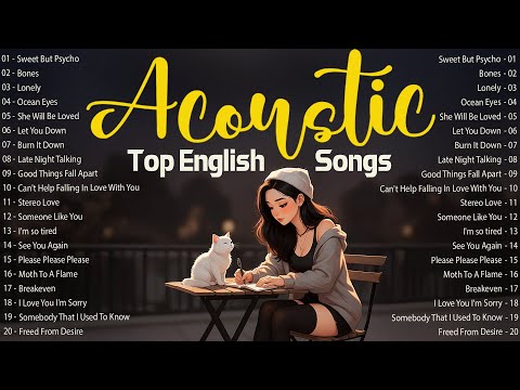 Soft Acoustic Music 2026 New Songs 🎧 English Songs with Lyrics 2026 for Relaxing