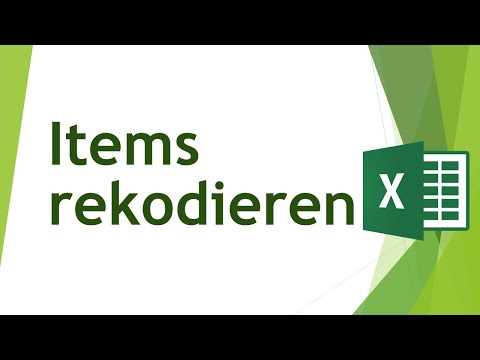 Items von Skalen in Excel umkodieren - Daten analysieren in Excel (66)