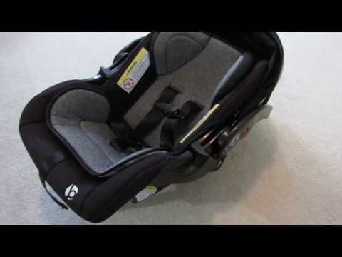 Part of a video titled Baby Trend Carseat: Loosen and Tighten Shoulder Straps - YouTube