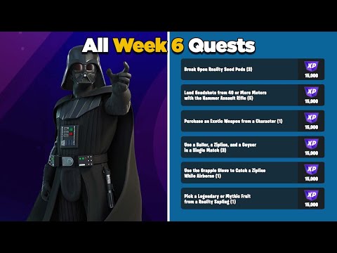Fortnite All Week 6 Season Quests Guide - Chapter 3 Season 3
