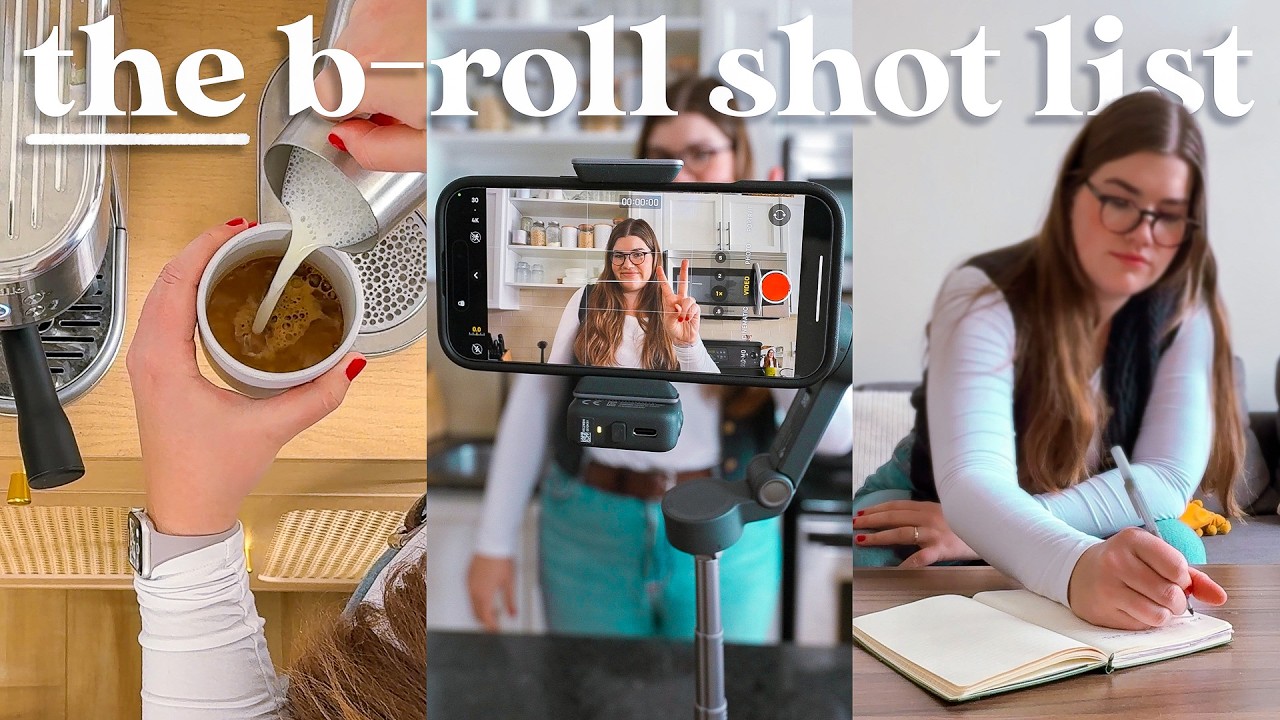 7 Easy & Cinematic B-Roll Shots for YouTube Vlogs