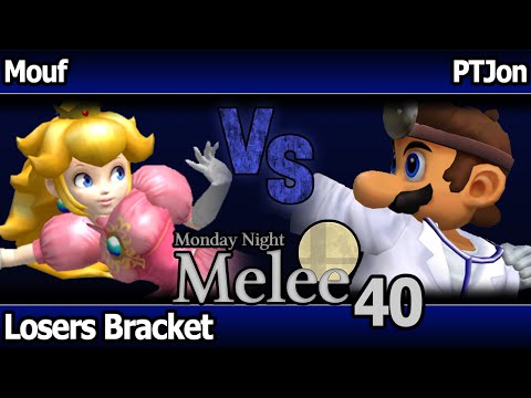 MNM 40 Melee - Mouf (Peach, DK) vs PTJon (Dr. Mario) - Losers Bracket