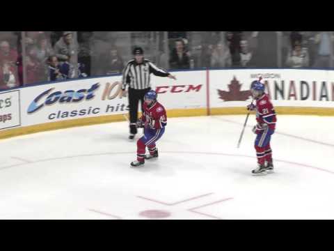 Bud Holloway Misses Empty Net, Feeds Gabriel Dumont For the Goal