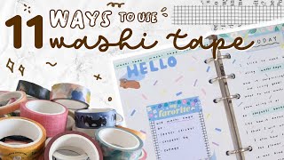 .｡*ﾟ11 Ways to Use Washi Tape 🍒 (click CC for Eng Sub)