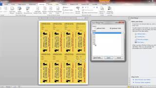 raffle ticket numbering with Word and Number-Pro